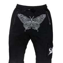 Load image into Gallery viewer, BLACK &quot;LVSK&quot; EMBROIDERY SWEATS
