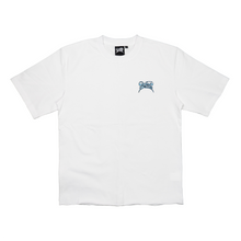 Load image into Gallery viewer, WHITE &quot;BLUE&quot; LOVE KILLS TEE
