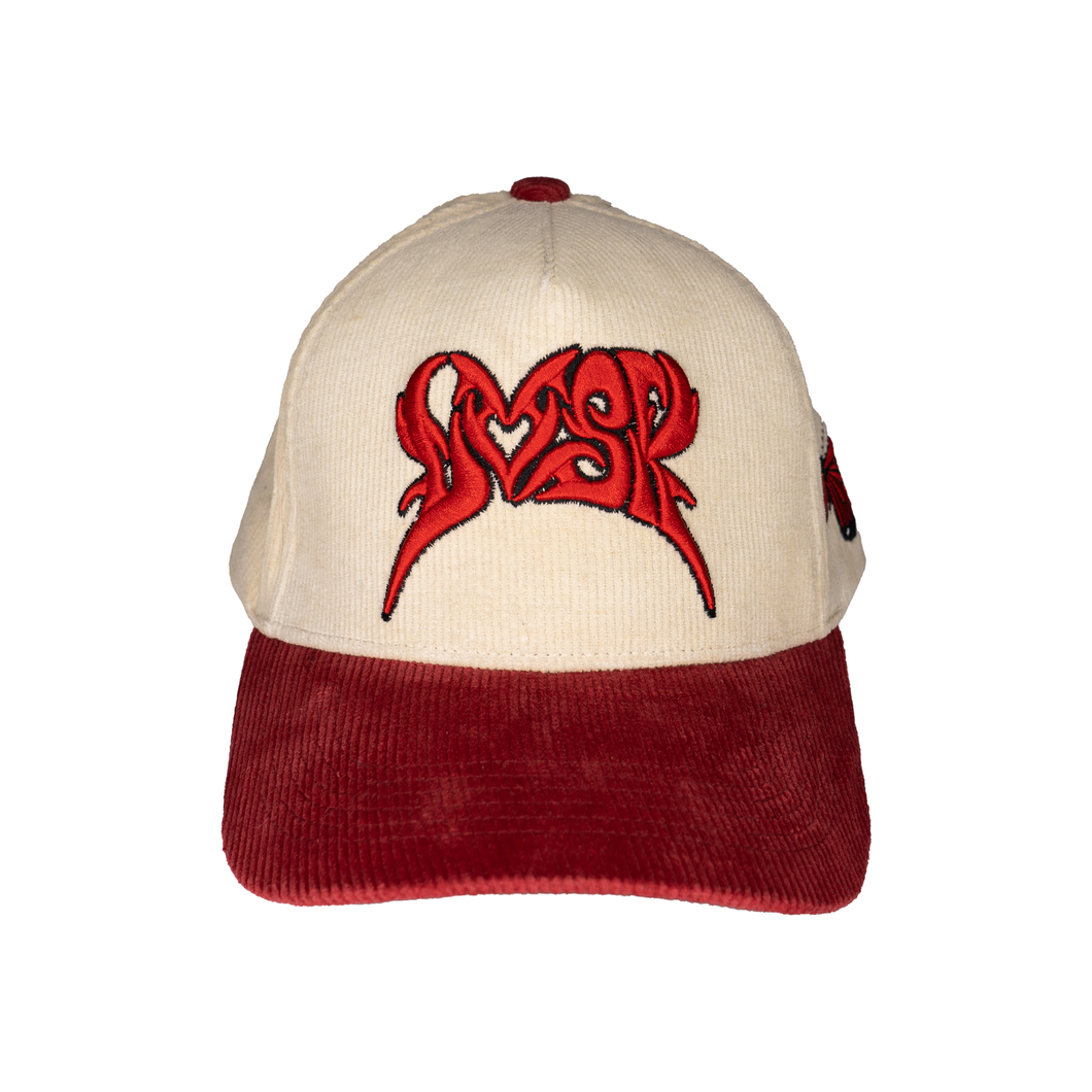 RED CORDUROY TRUCKER